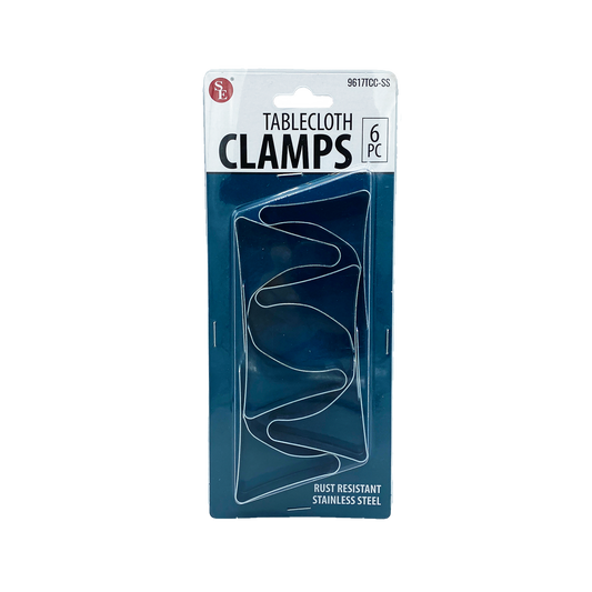 6PK TABLECLOTH CLAMPS