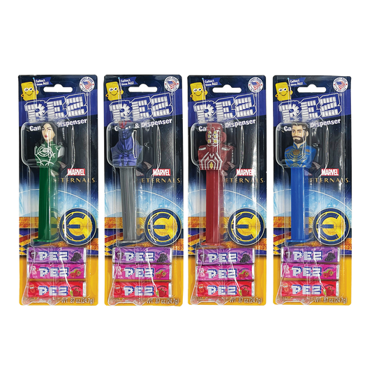 12PK PEZ MARVEL ETERNALS DISPLAY