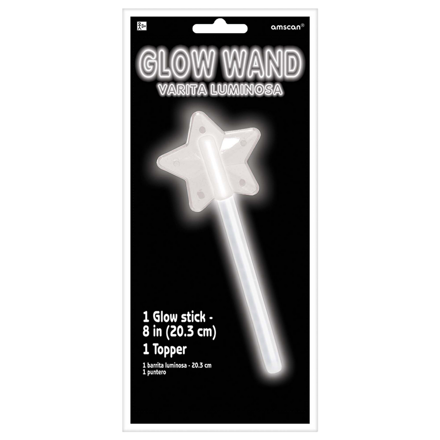 8" GLOW STAR WAND