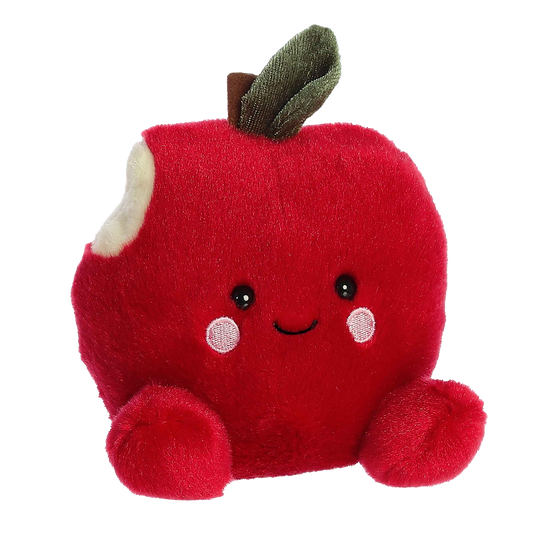 5" CRISP RED APPLE PLUSH