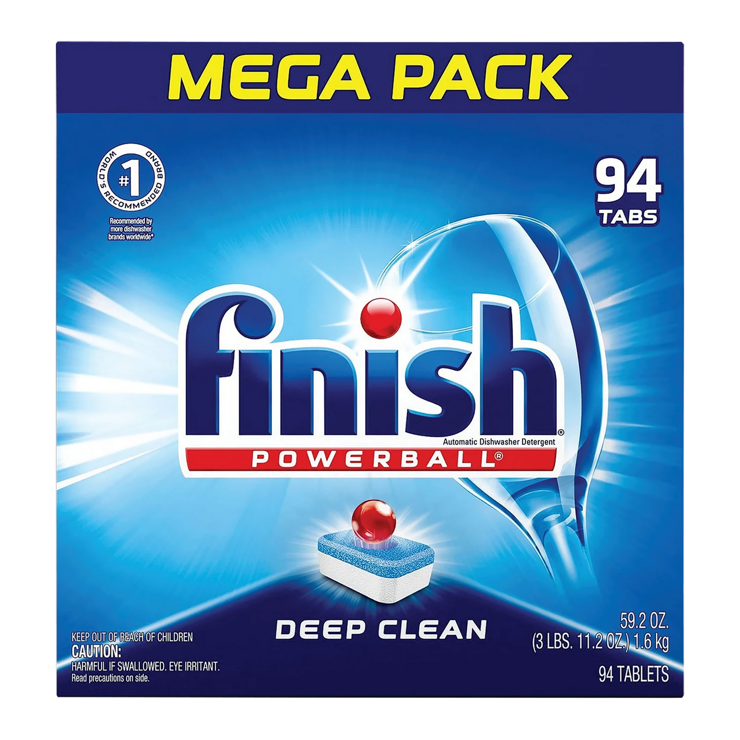 94PC FINISH POWERBALL DISHWASHER TABS