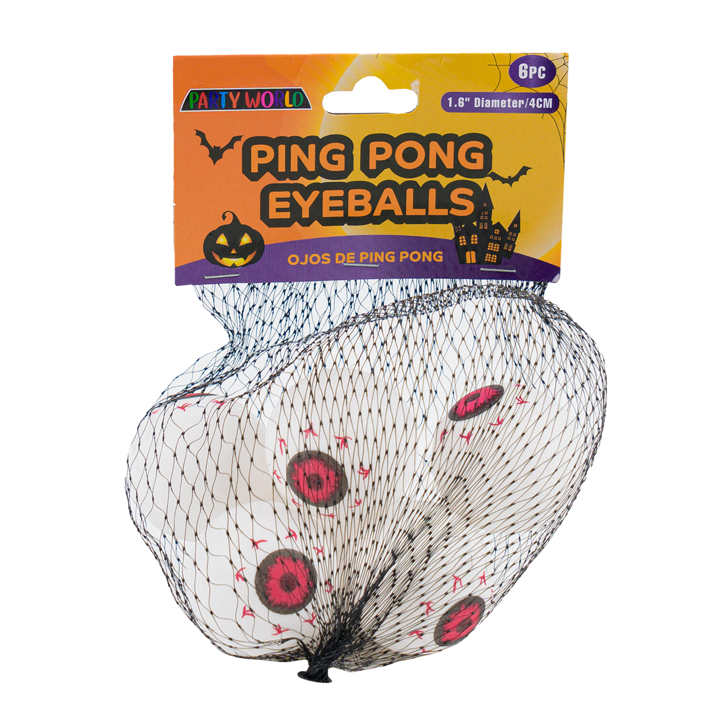 6PC PING PONG EYEBALLS