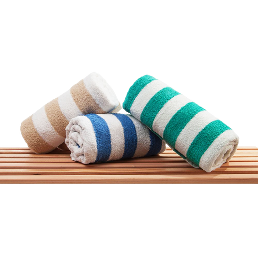 STRIPED CABANA/POOL TOWEL