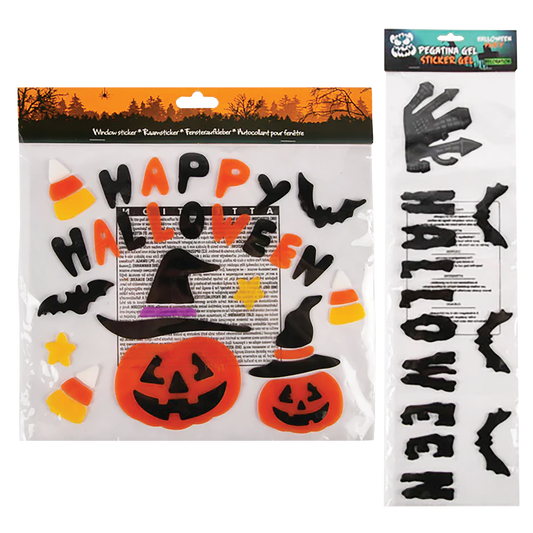 HALLOWEEN WINDOW GEL STICKERS