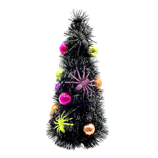 TINSEL HALLOWEEN TREE