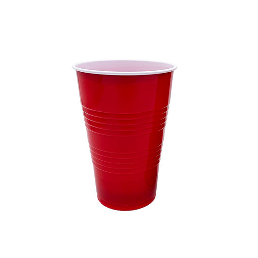 12PK RED PLASTIC CUPS