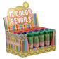 24PC MINI COLOR PENCILS DISPLAY