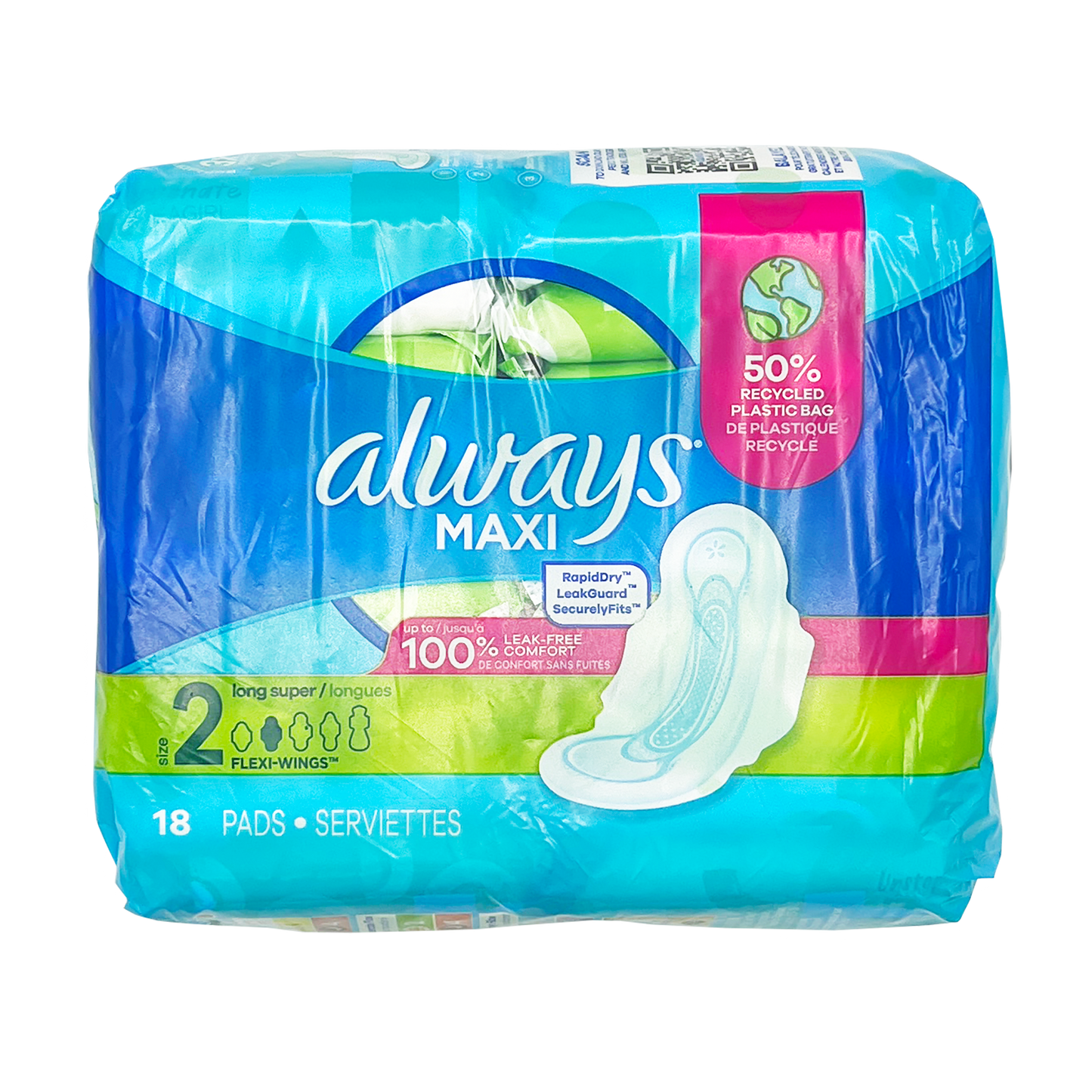 18PK ALWAYS MAXI PADS