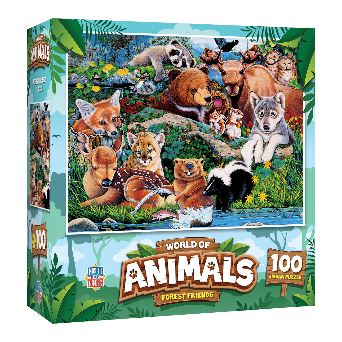 100PC FOREST FRIENDS PUZZLE