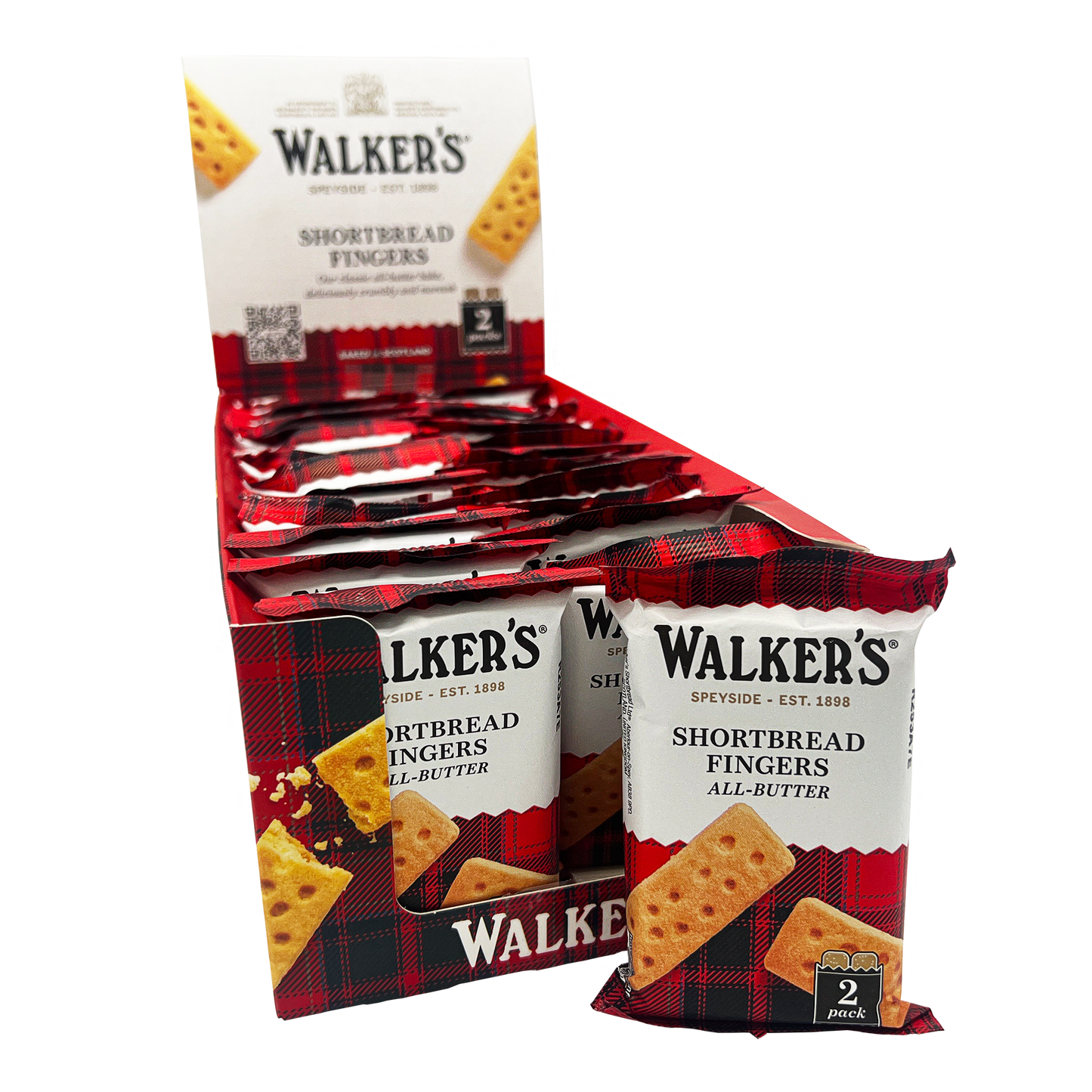 24PK WALKER'S SHORTBREAD FINGERS DISPLAY