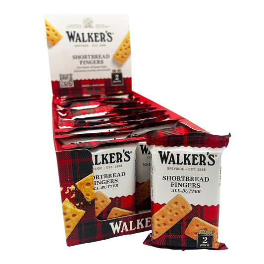 24PK WALKER'S SHORTBREAD FINGERS DISPLAY