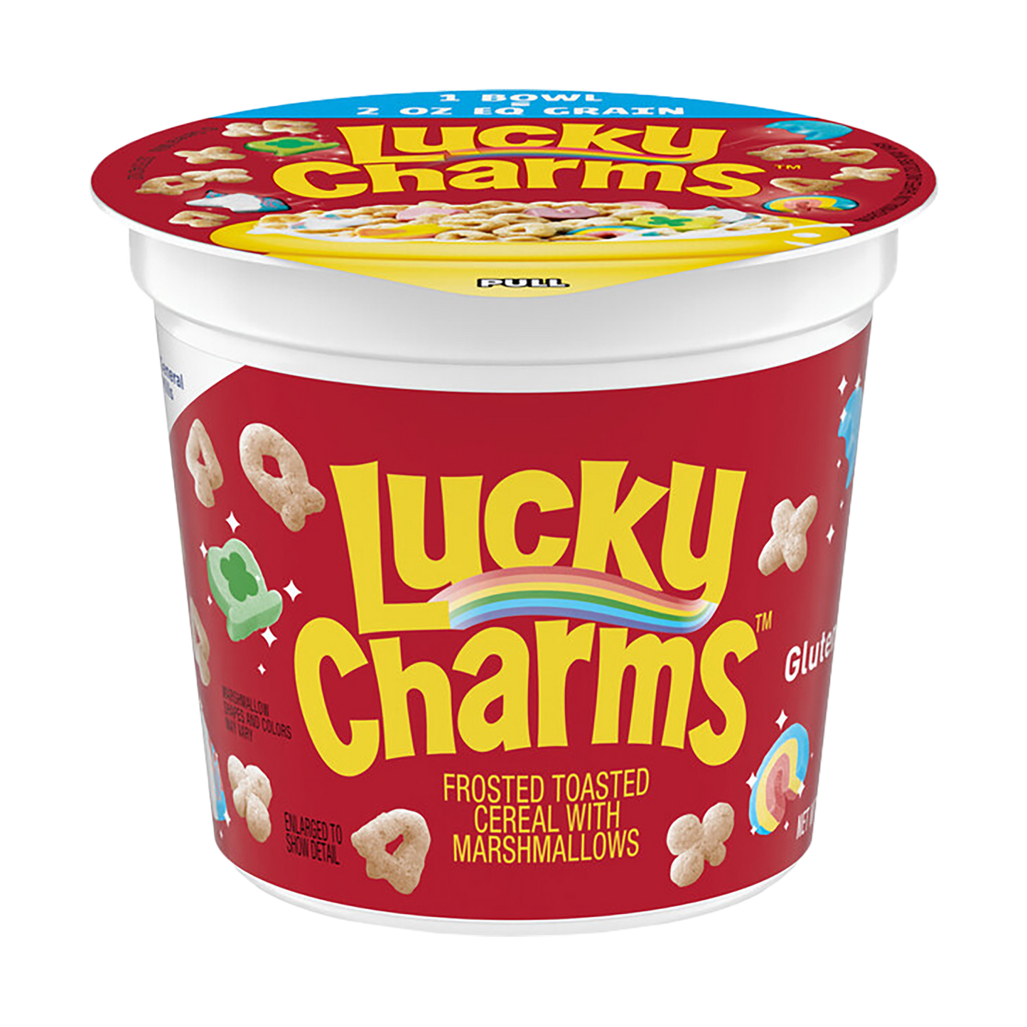 6PK LUCKY CHARMS CEREAL CUPS