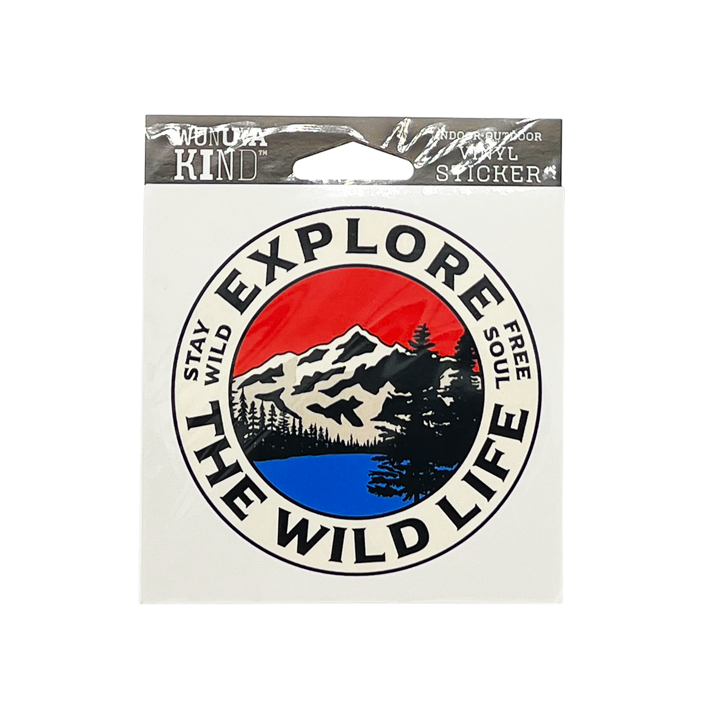 EXPLORE THE WILD LIFE VINYL STICKER