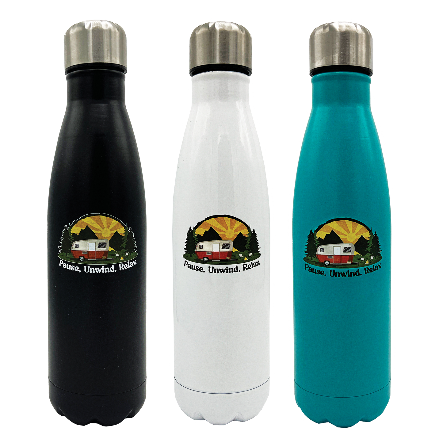 16OZ CAMP THEME WATER BOTTLE