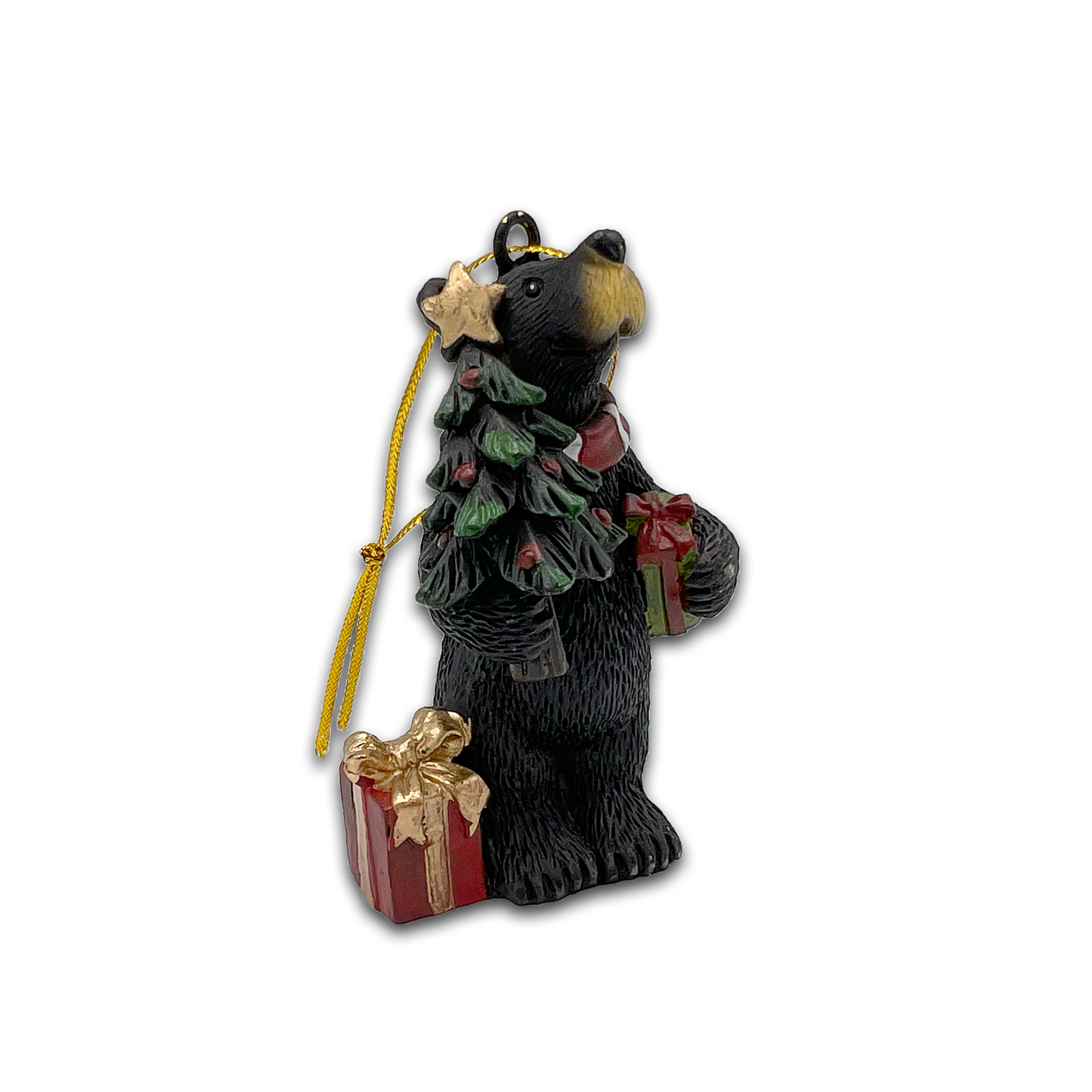 RESIN BEAR ORNAMENT