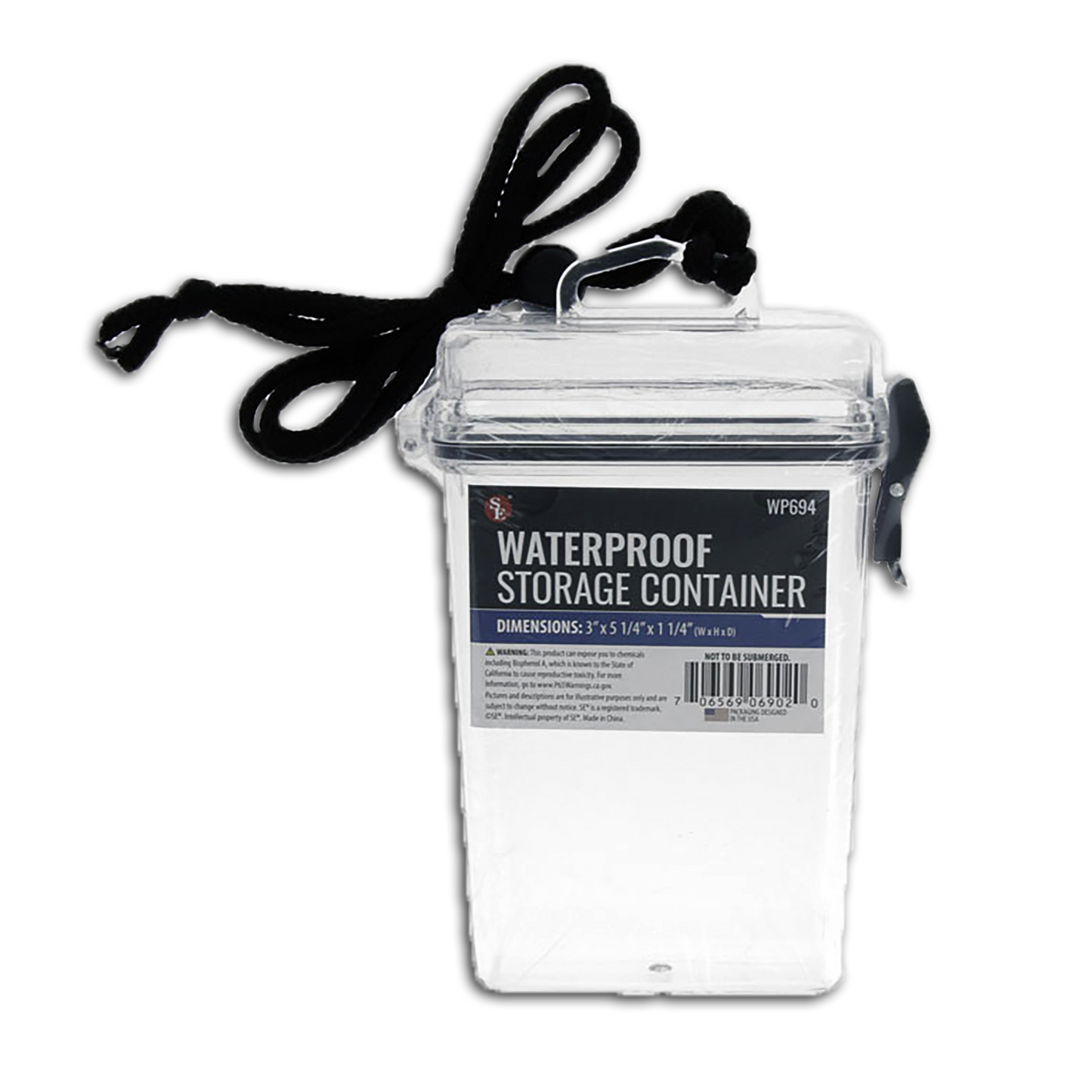 WATERPROOF STORAGE CONTAINER